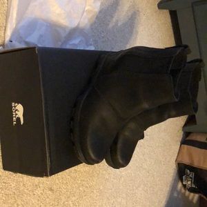 SOREL JOAN II Leather Black Size 8